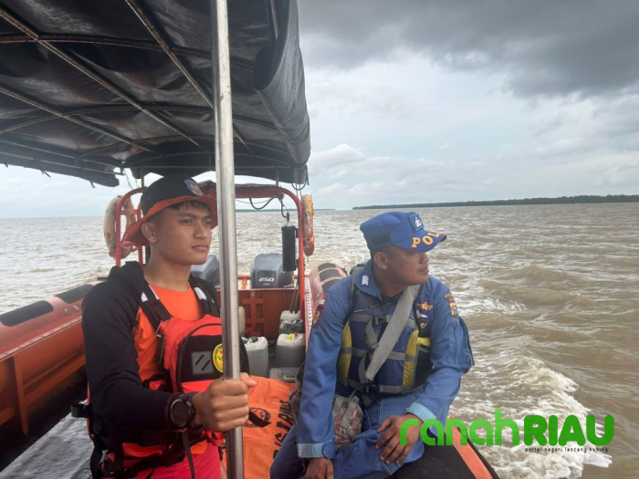 Berenang dibawah Kapal, ABK Hilang di Perairan Kepulauan Meranti