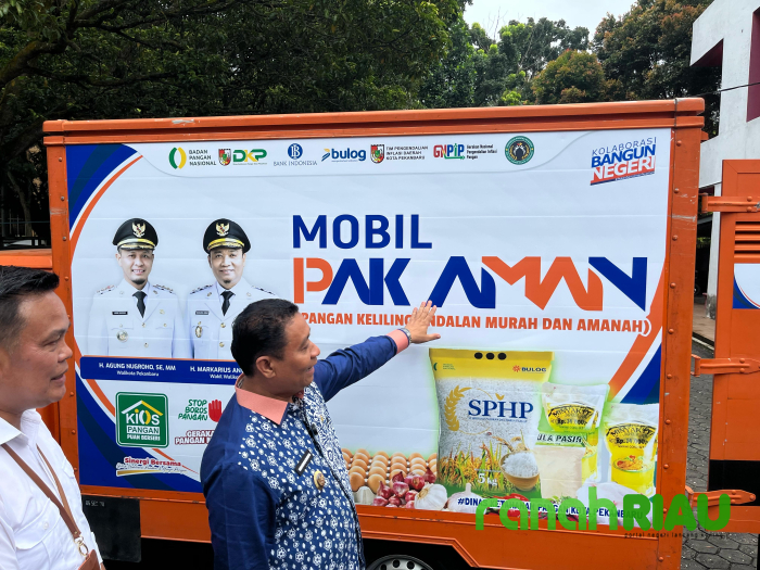 Inovasi Dinas Ketahanan Pangan Kota Pekanbaru, Hadirkan Program Mobil Pak Aman ke Masyarakat 