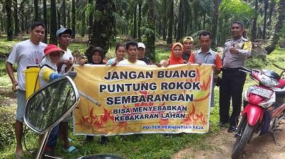 Bhabinkamtibmas sosialisasikan Maklumat Kapolda Riau