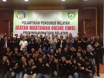 Pengurus IWO Sumsel Resmi Dilantik