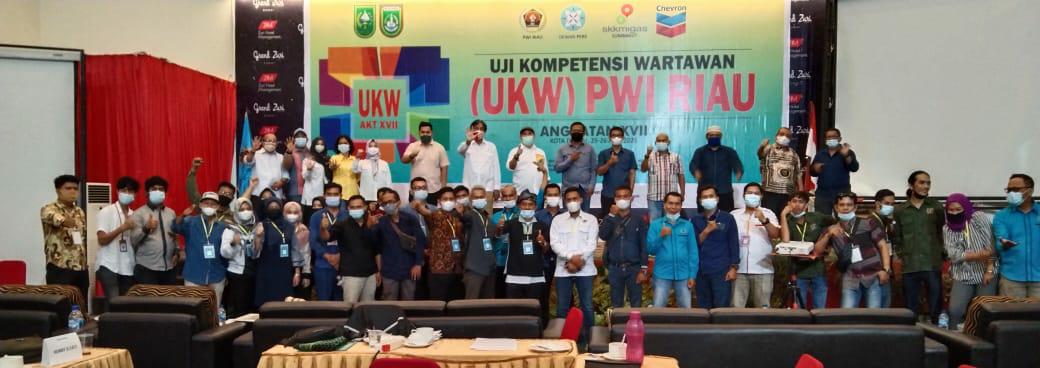 UKW 2021 di Kota Dumai, 6 Anggota PWI Asal Inhil Dinyatakan Kompeten