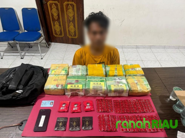 Polisi Tangkap Kurir Narkoba Jaringan Internasional, Sita Sabu, Happy Five dan Ganja
