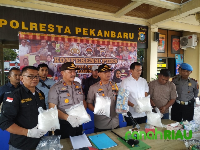 Modus Mobil modifikasi, kejahatan narkoba berhasil diamankan Polresta Pekanbaru 