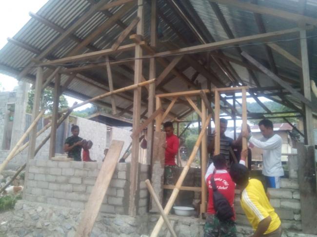 Danramil Minta Berterimakasih Kepada Tuhan Kepada Penerima RTLH