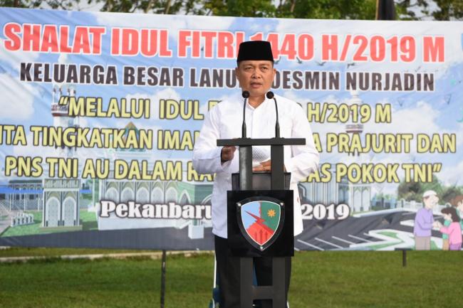 Danlanud RSN:  Puasa dapat membentuk Kepribadian yang lebih baik 