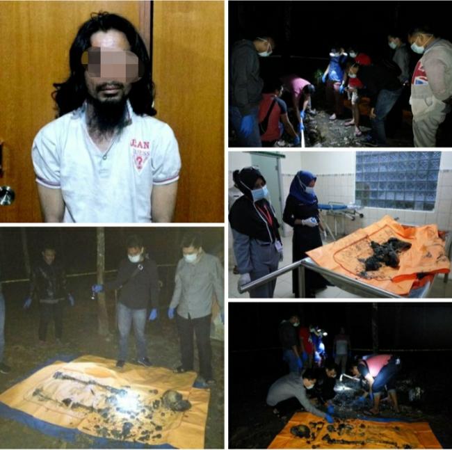 Karena Sakit Hati, Pelaku Tega Membunuh dan Membakar Korban di Kuansing