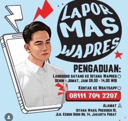 Lapor Mas Wapres, Layanan Pengaduan masyarakat mulai aktif Hari ini