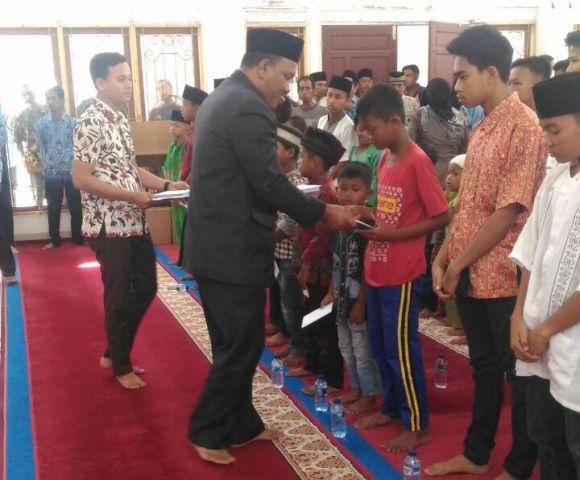 Sambut Bulan Ramadhan, DLH Rohil Adakan Pengajian Dan Santuni Anak Yatim