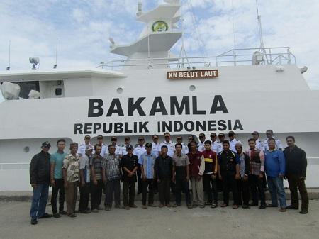 KN Belut Laut Bakamla RI Sosialisasikan Keamanan Laut di Dumai