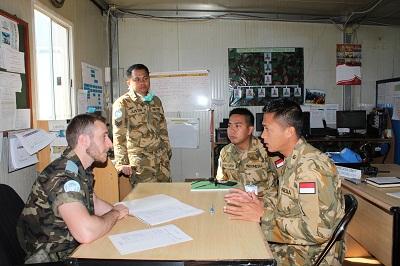 Inspeksi Di INDOBATT XXIII-K, Ini Tujuan nya