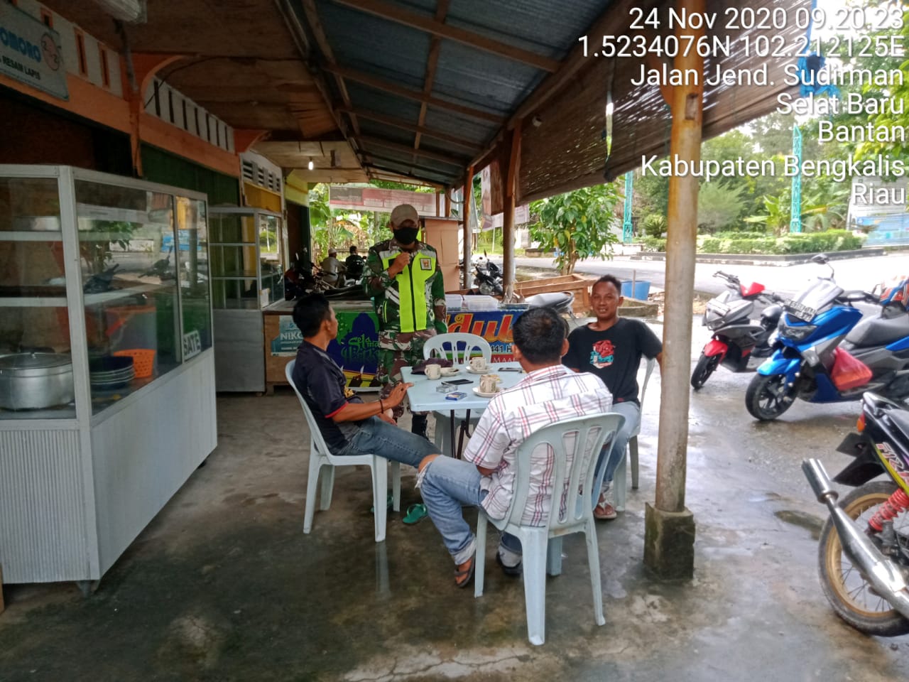 Serda A. Zamzuri Lakukan Patroli Memutus Mata Rantai Penyebaran Covid 19