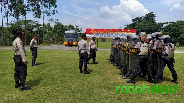 Hadapi Pilkada 2020, Polres Kuansing Optimalisasi Kemampuan Dalmas