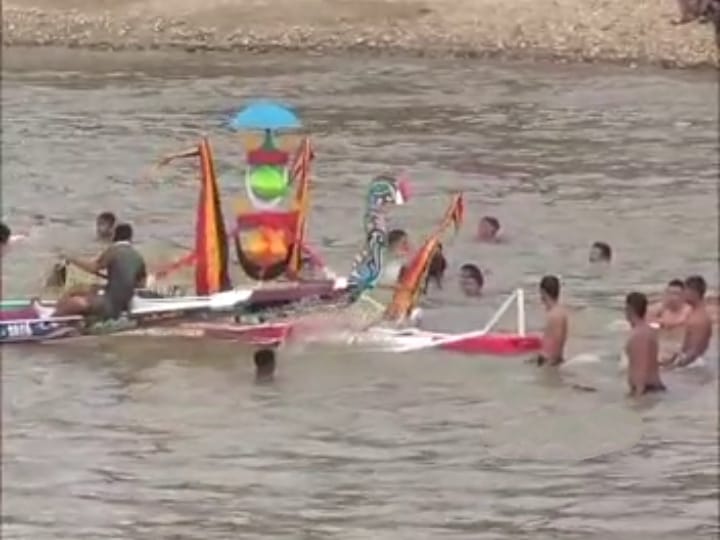 Air Sungai Dangkal, Warga Sebut Tepian H Sayidina Ali Lokasi Pacu Jalur Terjelek se-Kuansing