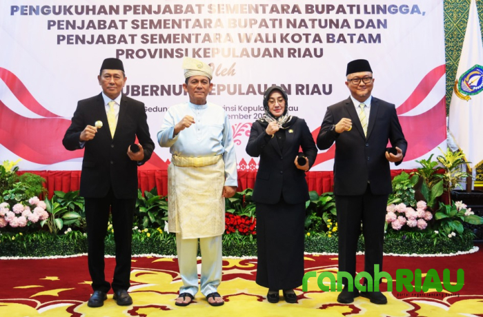 Gubenur Kepri resmi Kukuhkan Pjs Bupati Lingga, Natuna, dan Pjs Walikota Batam 