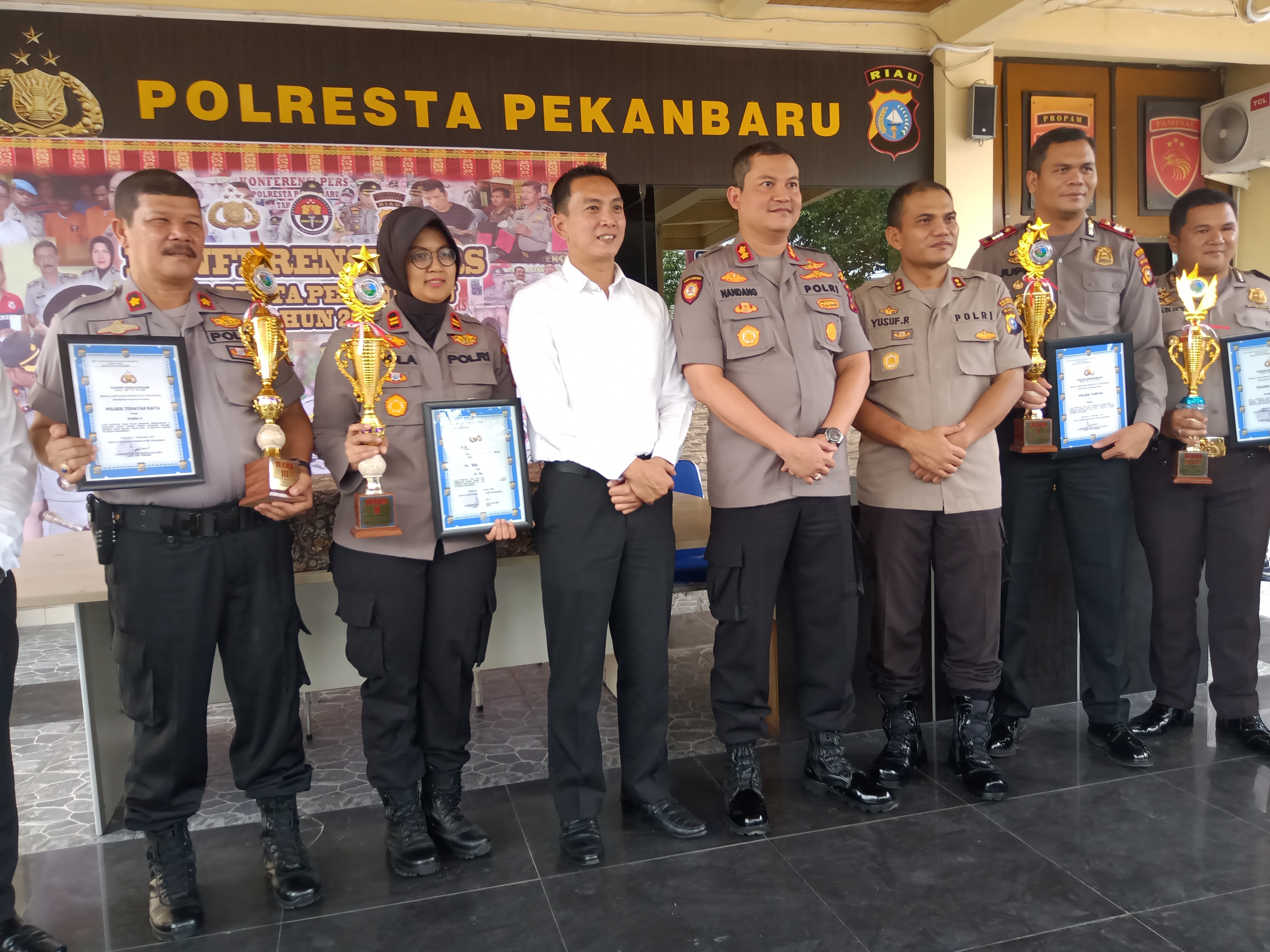 Giat operasi Antik 2019, sejumlah Kapolsek dapat penghargaan