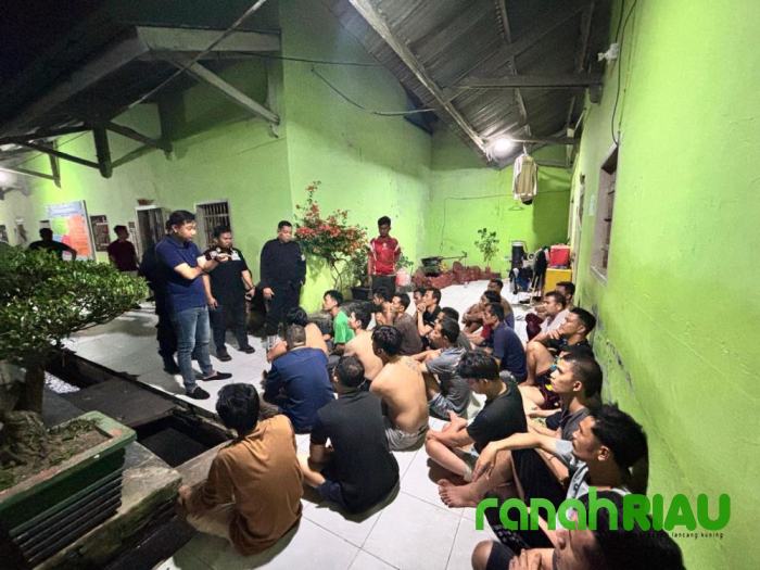 Lapas Pekanbaru Gelar Razia Gabungan dan Tes Urine Tahanan