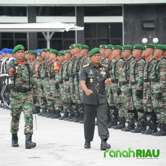 Danrem 031/WB Pimpin Upacara Peringatan Hari Juang ke-79 TNI AD
