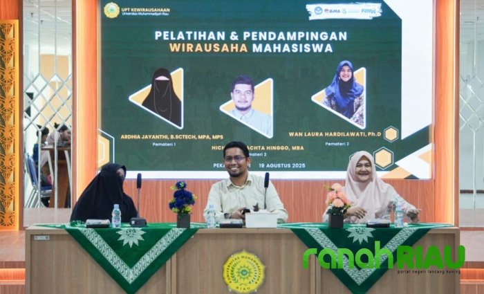 Hadirkan 3 Pembicara Berkompeten, UMRI taja Pelatihan dan Pendampingan Wirausaha Mahasiswa