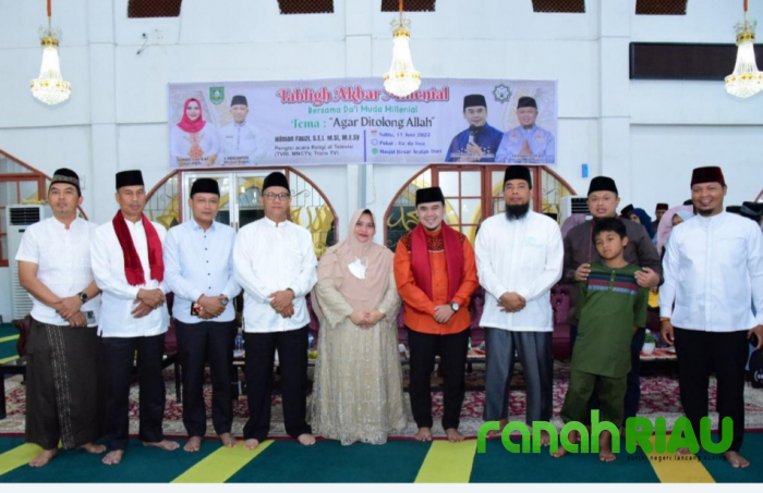 Tabligh Akbar Milenial, Bupati Bengkalis Ajak Masyarakat Tingkatkan Ketaqwaan Kepada Allah SWT