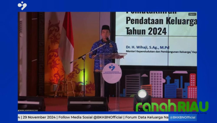 Rilis Hasil Pemutakhiran Pendataan Keluarga 2024, Menteri: Fondasi Mengambil Kebijakan