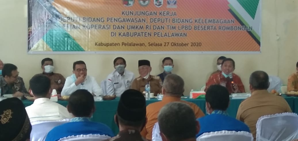 Bupati Harris Sambut dan Terima Kunker Deputi Pengawasan Kementerian Koperasi