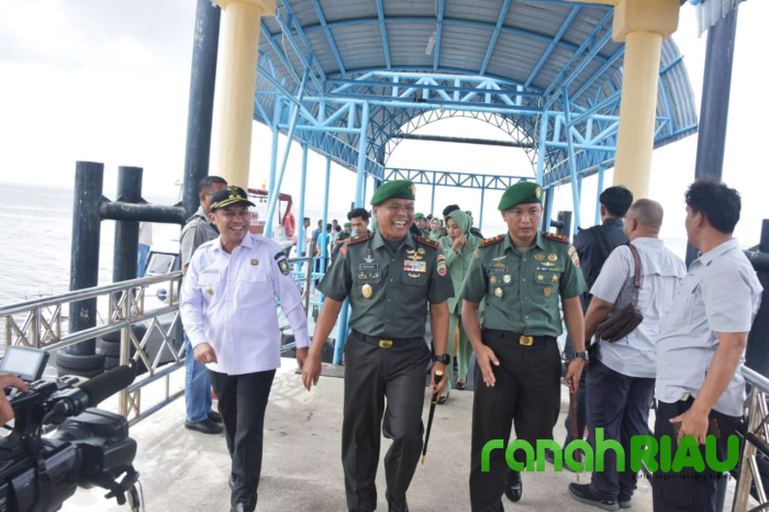 Perkuat sinergitas dengan Stakeholder, Danrem 031 Wira Bima gelar Kunjungan ke Bengkalis