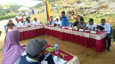 KUD Kurnia Timpeh Tanam Perdana Sawit Program PSR