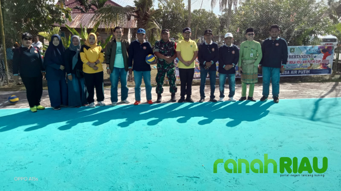 Pemdes Air Putih Gelar Turnamen Futsal dan Volli, Syafuddin: Junjung Sportivitas