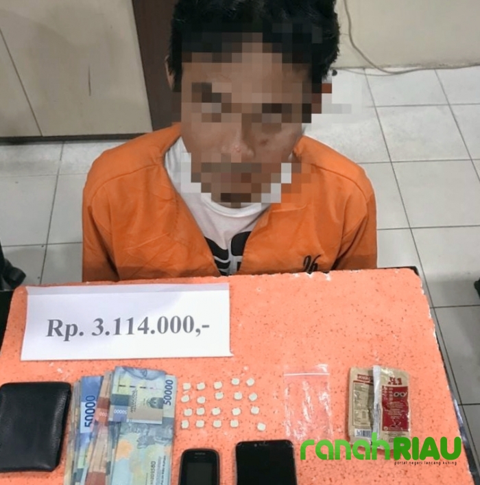 Miliki Puluhan Butir Ekstasi, Seorang Pria di Tembilahan Hulu Ditangkap