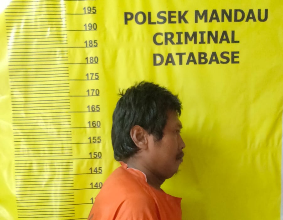 Polsek Mandau Tangkap Seorang Agen Judi Togel