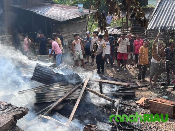 Kebakaran Hebat di Tambang: Rumah Rata dengan Tanah, Tak ada Korban Jiwa