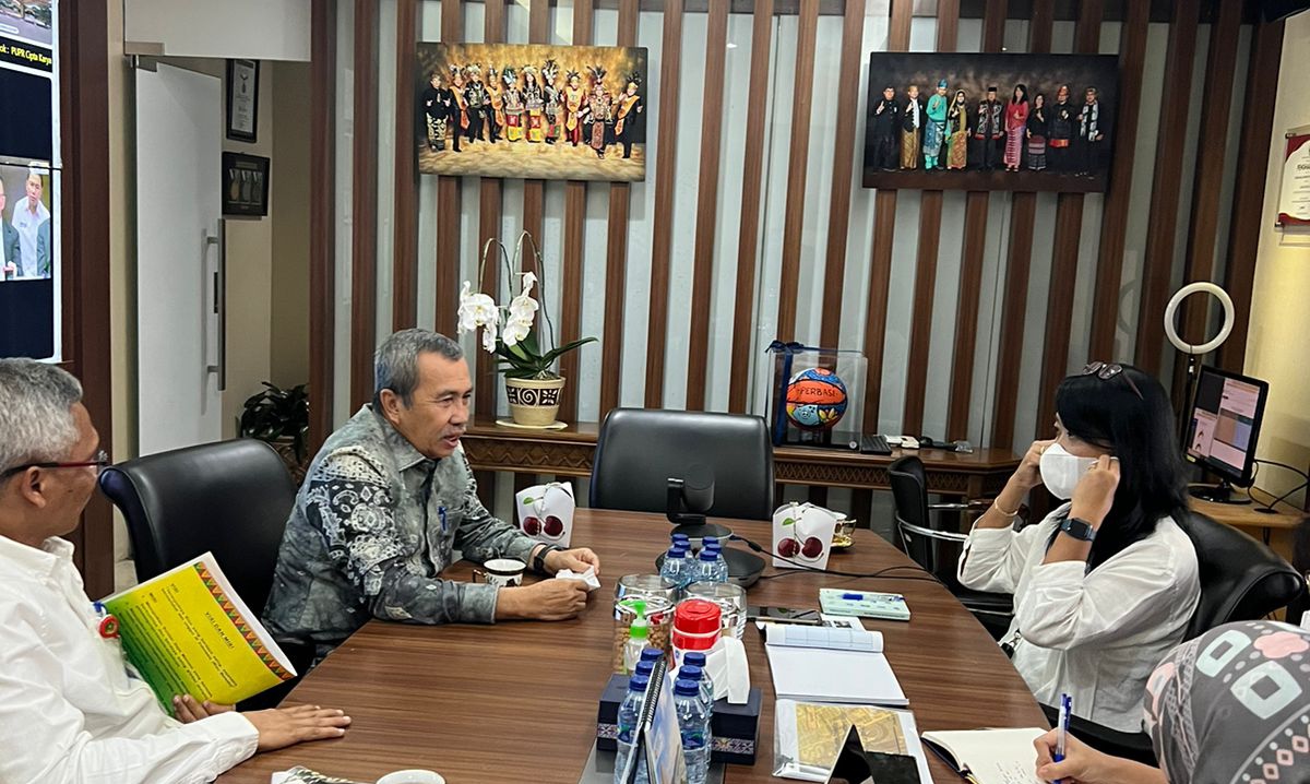 Jalan Rusak Akibat IPAL, Gubri Temui Dirjen Cipta Karya Kementerian PUPR