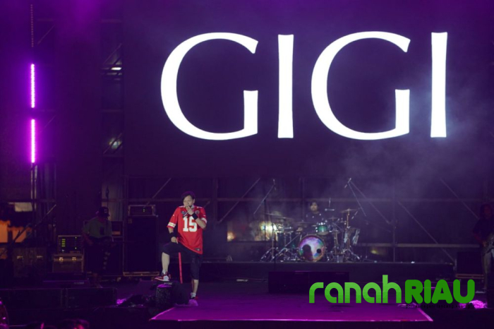 Sajikan Penampilan Atraktif, Performa Band Gigi Pukau masyarakat Riau 