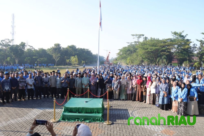 Uin Suska Riau resmi Lepaskan 4627 Mahasiswa Peserta Kuliah Kerja Nyata Angkatan ke-49