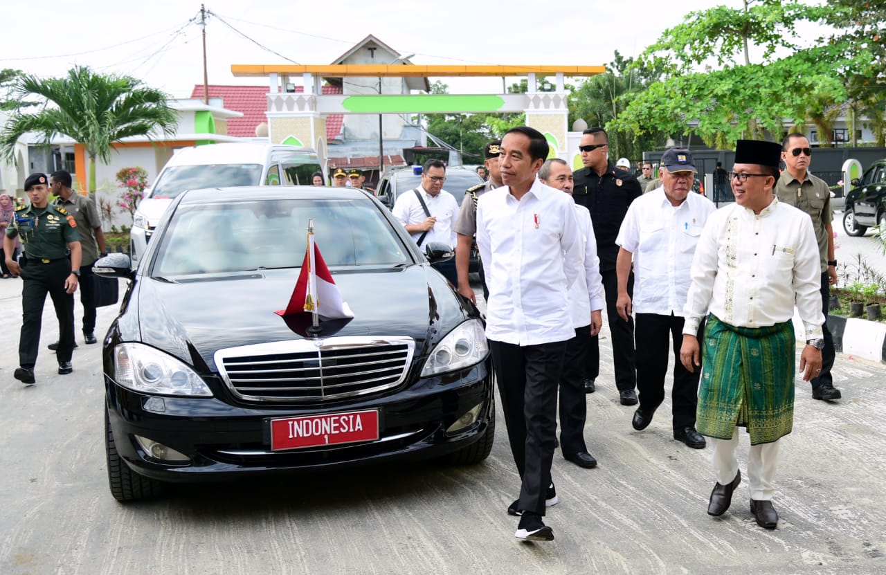 Presiden Tinjau dan Resmikan Rehabilitasi Madrasah di Pekanbaru