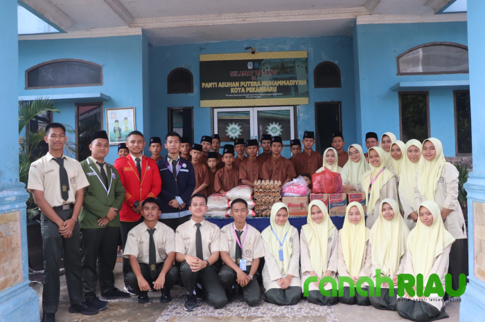 Aksi Kebaikan yang Menginspirasi: Siswa MAN 1 Kota Pekanbaru bawa Kebaikan ke Panti Asuhan