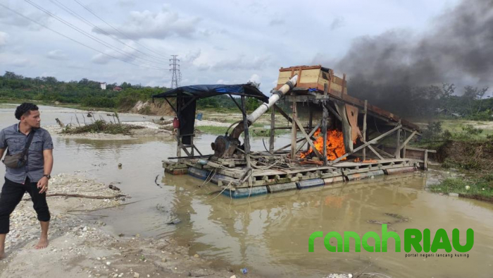 Kompol Fridolin : Polsek Kuantan Tengah, Komit Mencegah Kerusakan Lingkungan Dari PETI