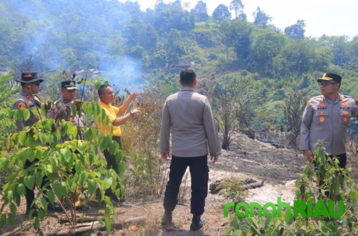 Langkah Cepat Kapolres Kampar tangani Karhutla perlu diacungi Jempol