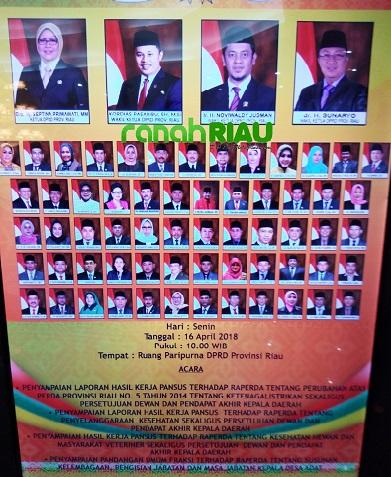 Sempat di Interupsi, Akhirnya DPRD Riau Sahkan Dua Raperda, Ini Jelasnya...