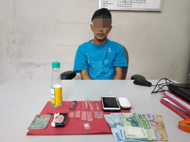 Bandar Shabu Asal Simalinyang Diciduk Polisi Dirumahnya