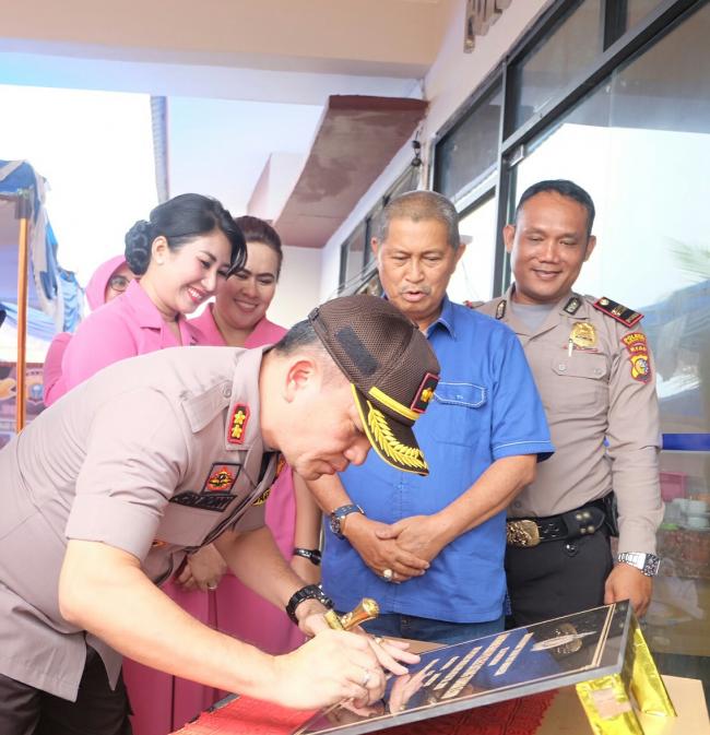 Wakil Bupati Inhil Hadiri Peresmian Kantor Polsek Batang Tuaka