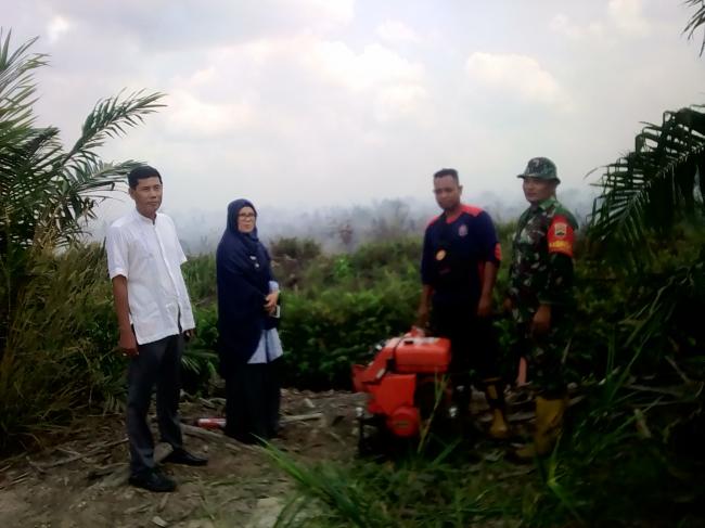 Kebakaran Hutan, Fitrianita Ekaputri S. Sos, Langsung Turun Kelokasi Titik Api