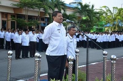 Bupati Bengkalis Tegaskan akan mengevaluasi Seluruh Kinerja Jajarannya