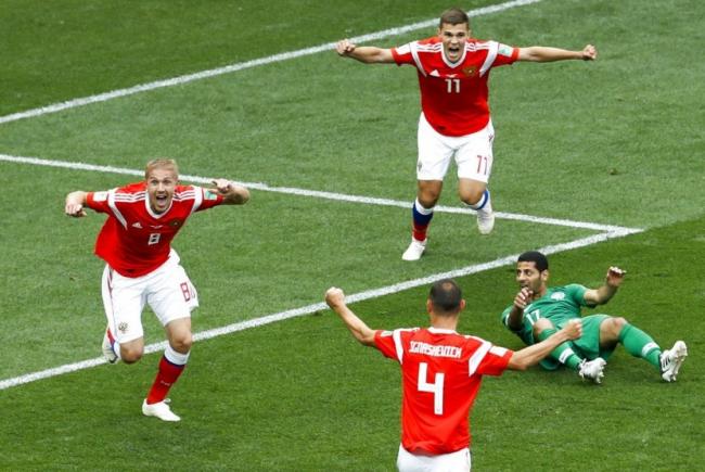 Rusia Ungguli Arab Saudi 2-0 pada Babak Pertama