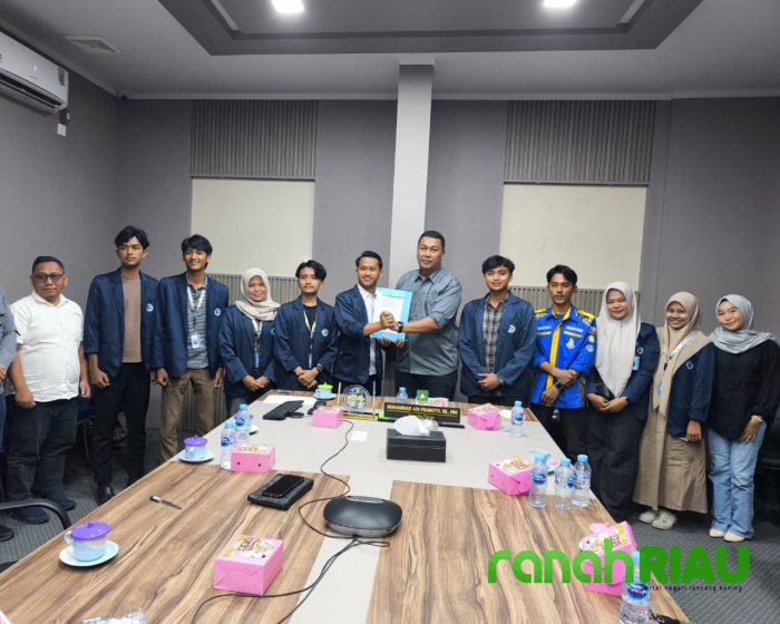 BEM Polbeng Gelar Audiensi dan Serahkan Surat Tuntutan kepada Dishub Bengkalis