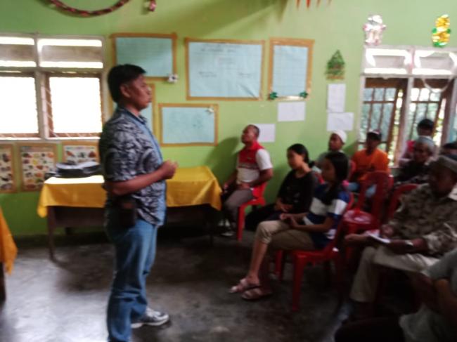 Pasi Intel Kodim 1306 Sebagai Pembicara dalam Kegiatan Non Fisik TMMD 104 Memberikan Wawasan Kepada 