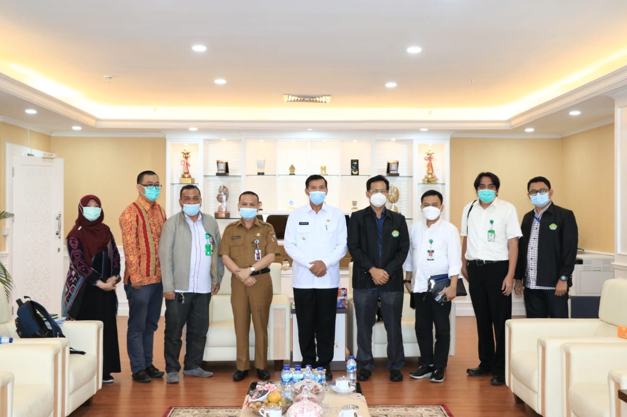 Wali Kota Pekanbaru dan Rektorat UNRI bahas Hybrid Learning