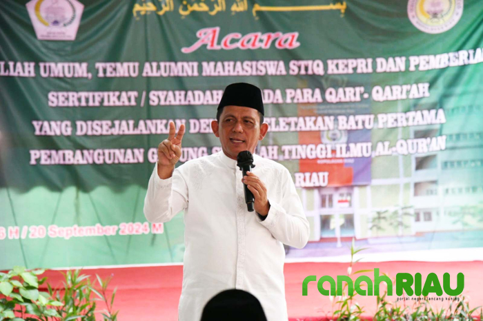 Hadiri Temu Alumni STIQ Kepri, Gubernur Ansar sampaikan Kuliah Umum