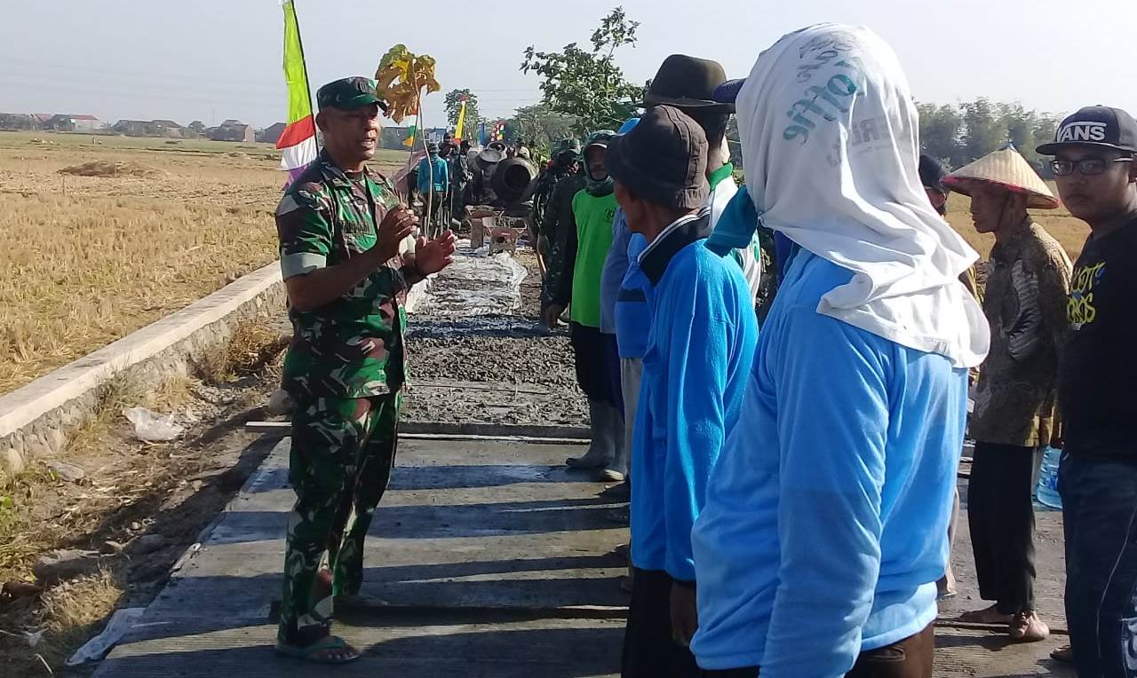 Minta Tetap Jaga Semangat di Pekerjaan TMMD Lainnya