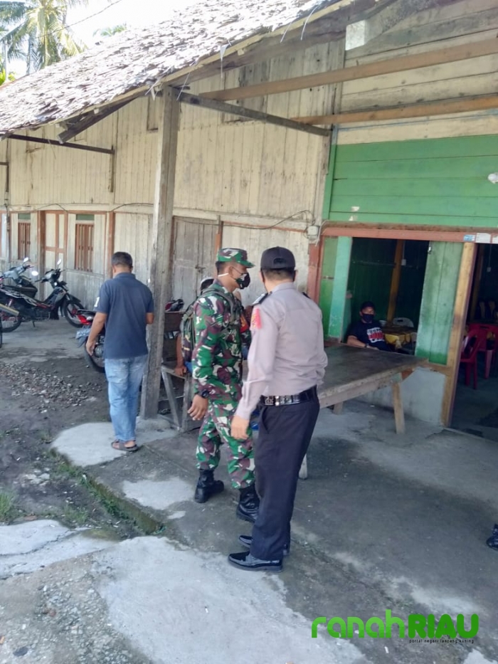 Serda Suprianto Sosialisasi Covid-19 Kepada Masyarakat Desa Ketam Putih